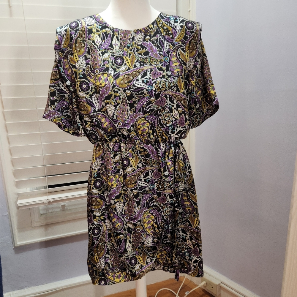 Zara paisley printed dress